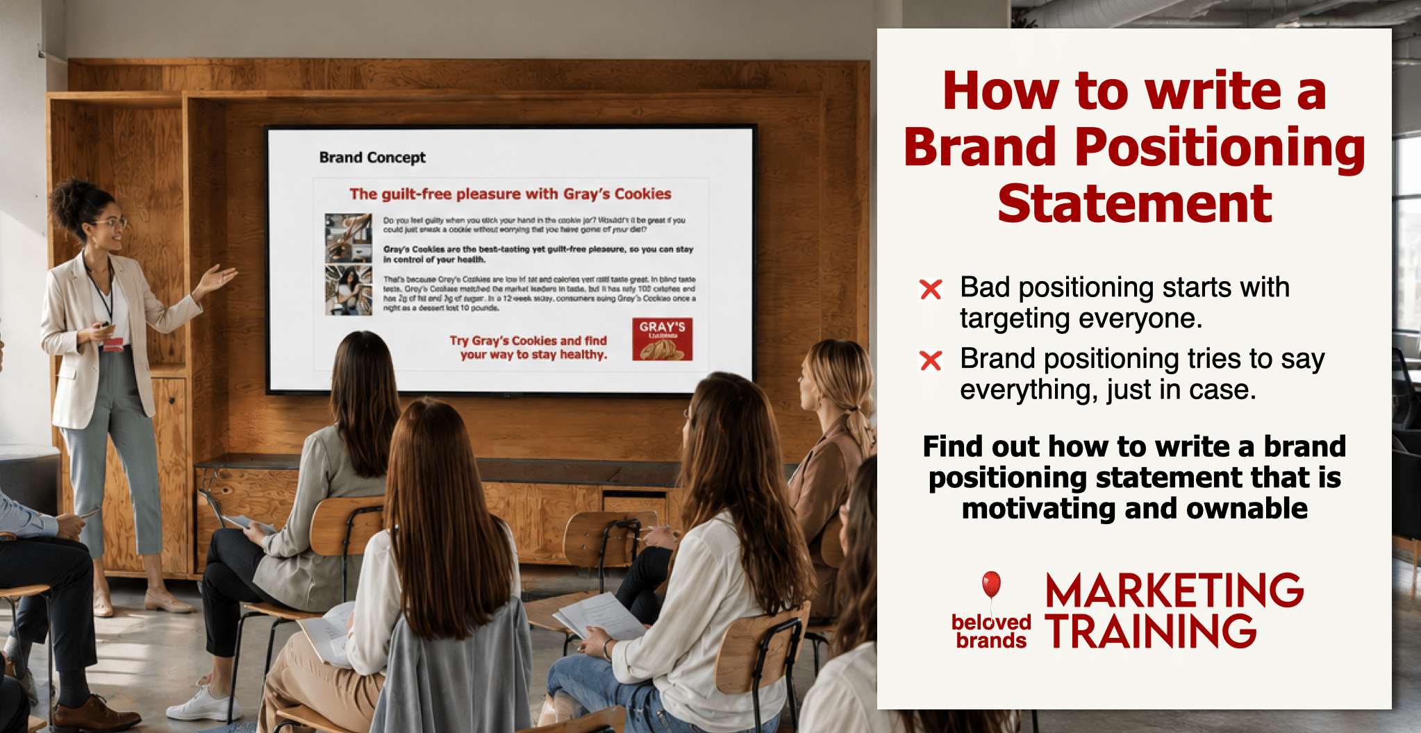 how to write a brand positioning statement