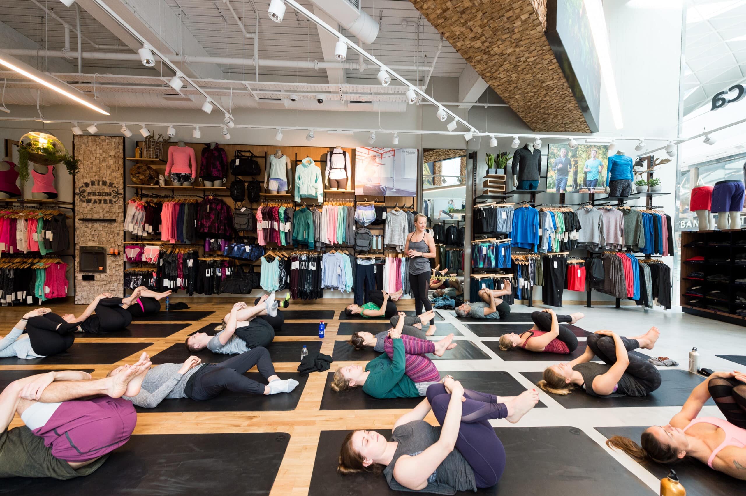 pretty retail yoga shop - Google Search