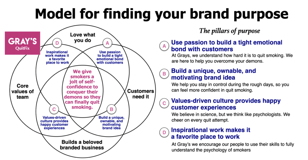 Brand Purpose Model Healthcare Brands
