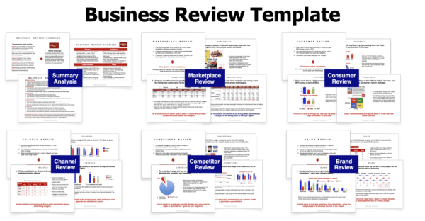 Business Review template for consumer brands - beloved brands