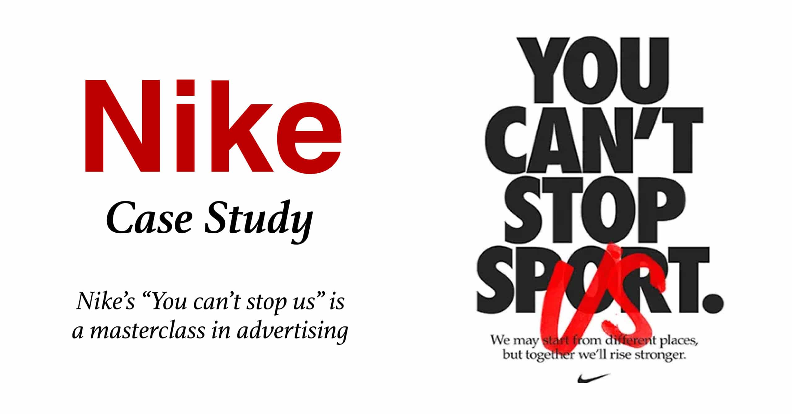 Nike can't is an advertising masterclass