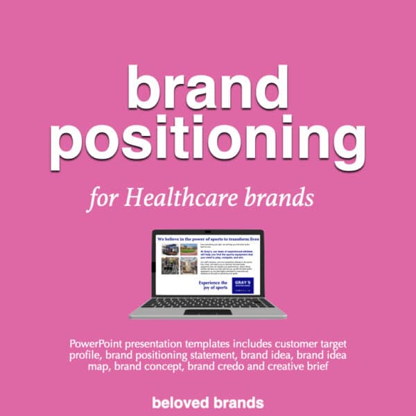 brand plans for healthcare brands, brand positioning for healthcare brands, business reviews for healthcare brands, brand toolkit for healthcare brands