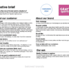 Healthcare Creative Brief