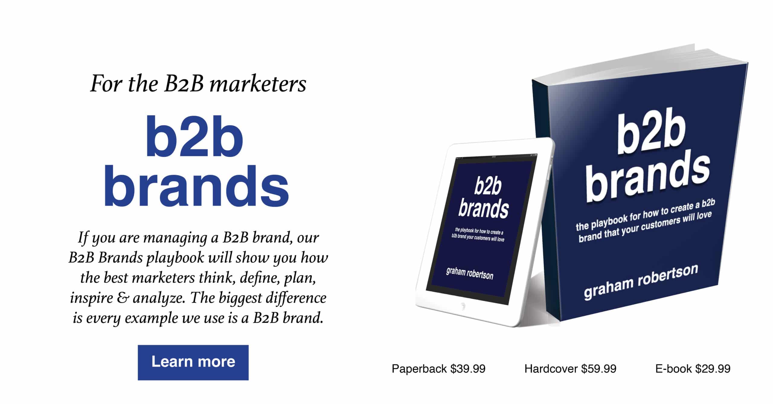 b2b brands book marketing book