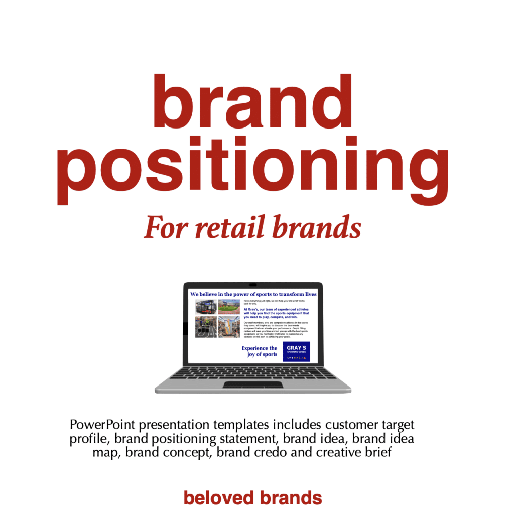 Brand Positioning Presentation Template for Retailers