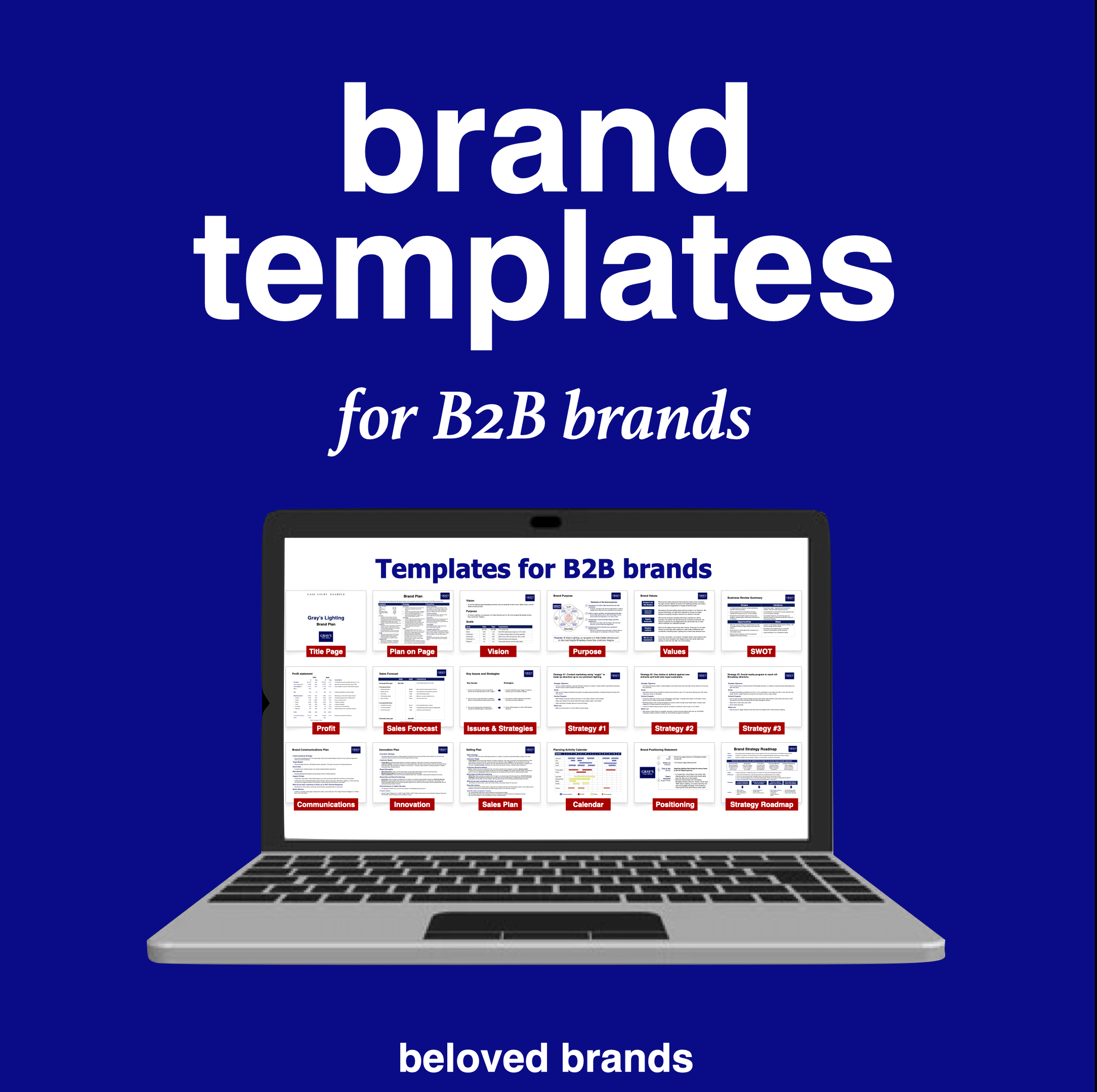 brand templates for B2B brands