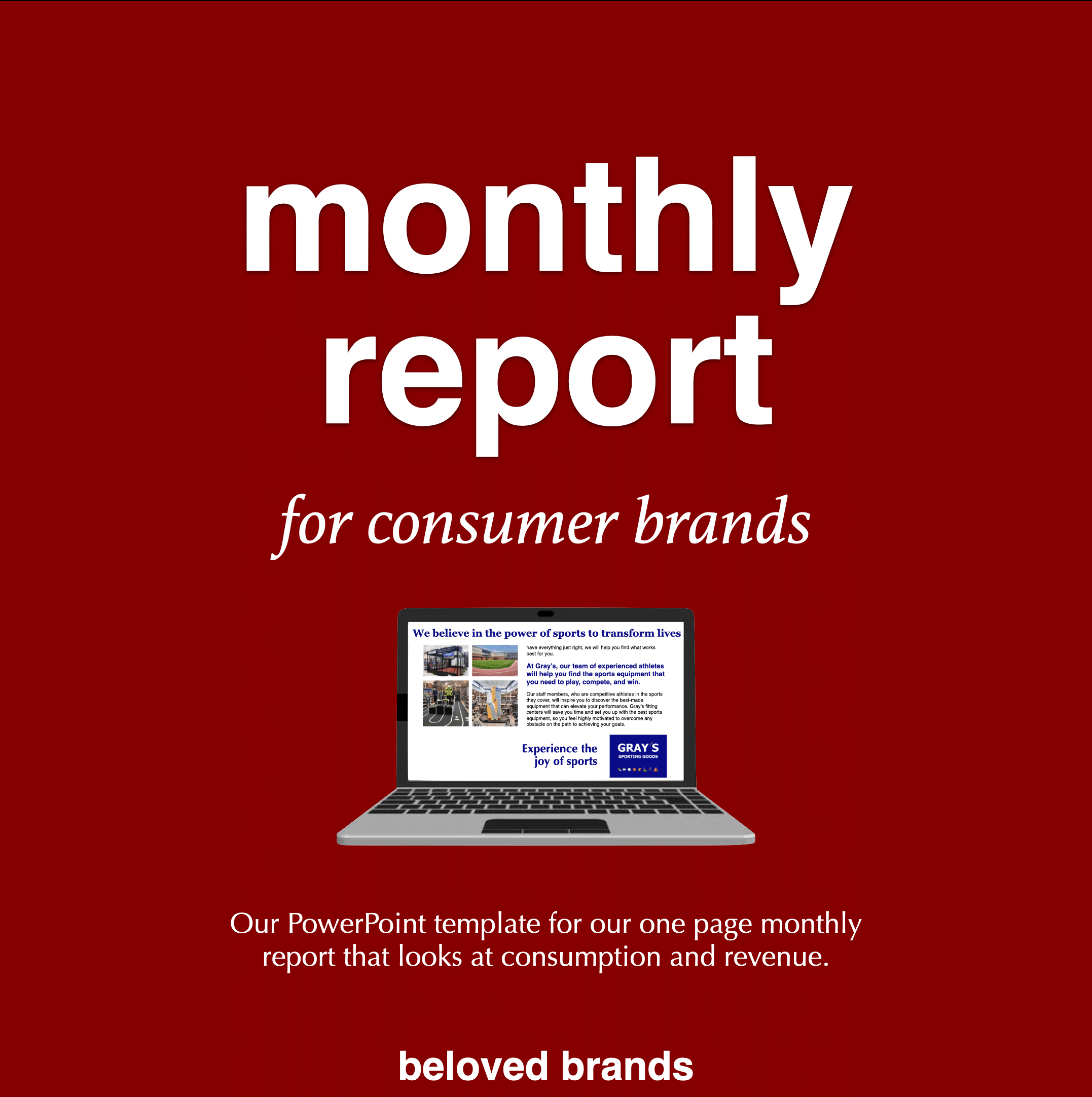 monthly report template