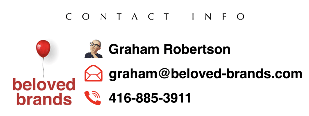 Contact Info for Graham Robertson the author of Beloved Brands