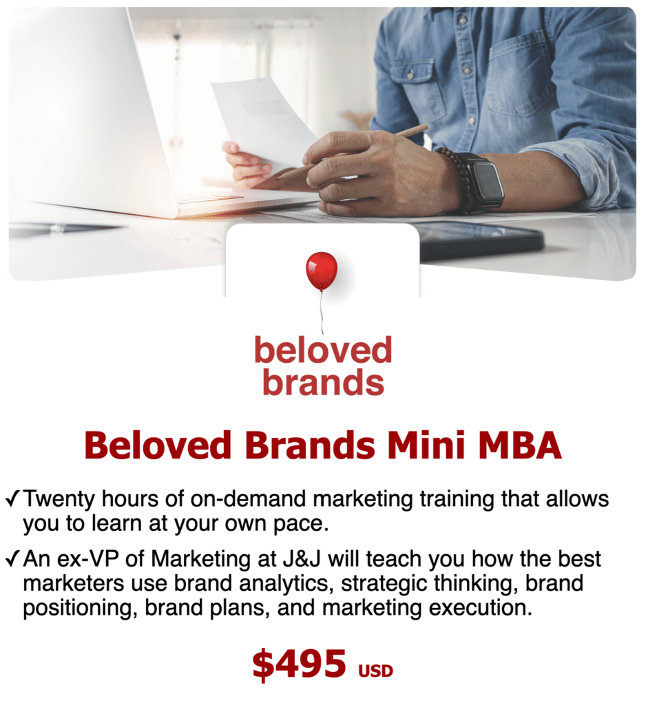 Beloved Brands Mini MBA online marketing course