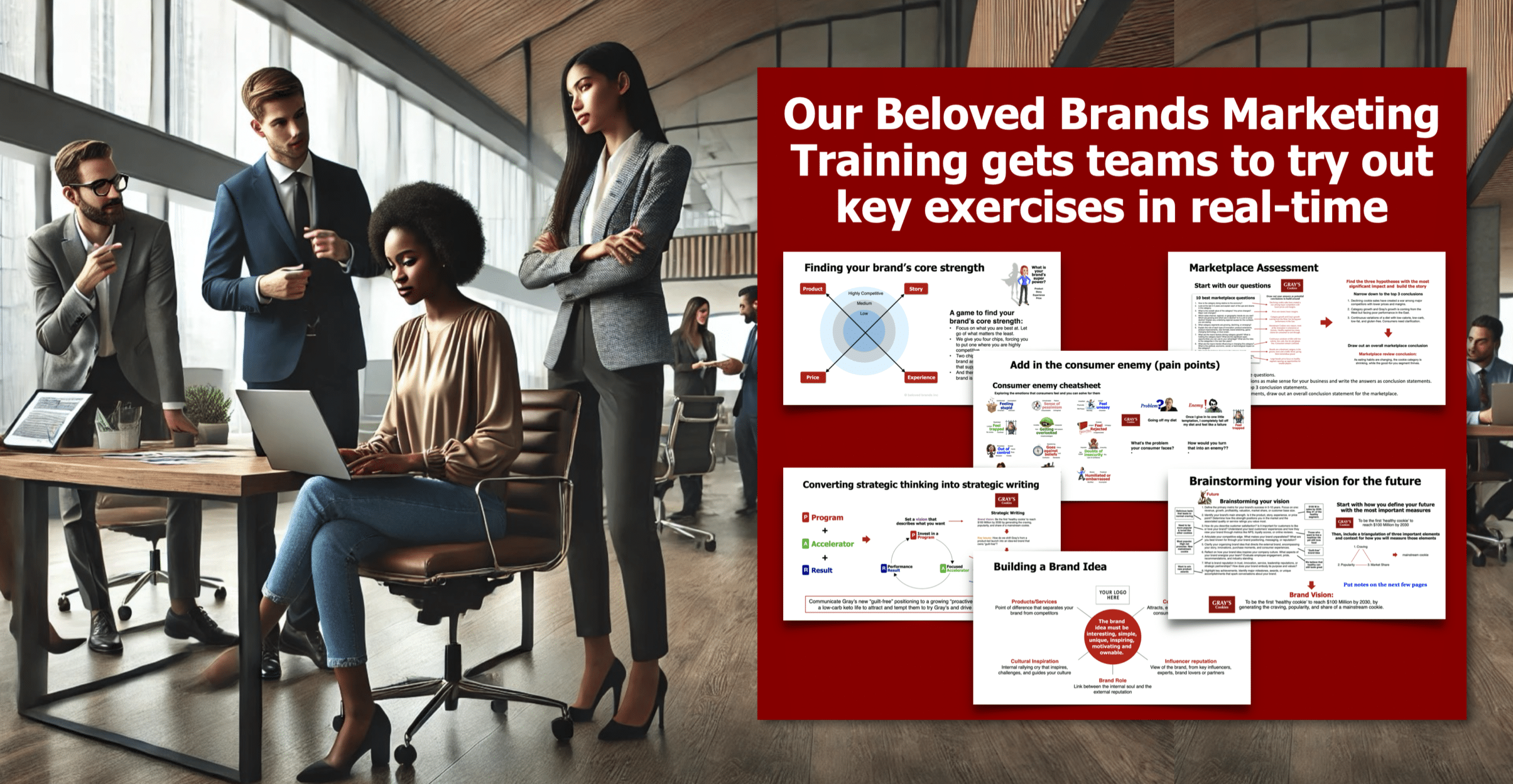 Beloved Brands Marketing Training workbooks