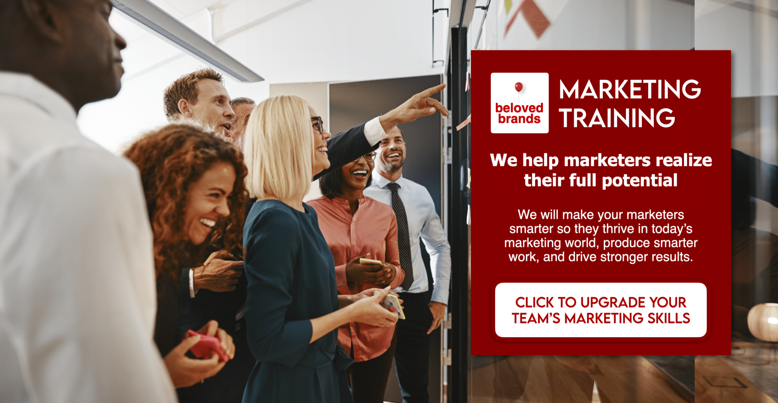Beloved Brands Marketing Training popup