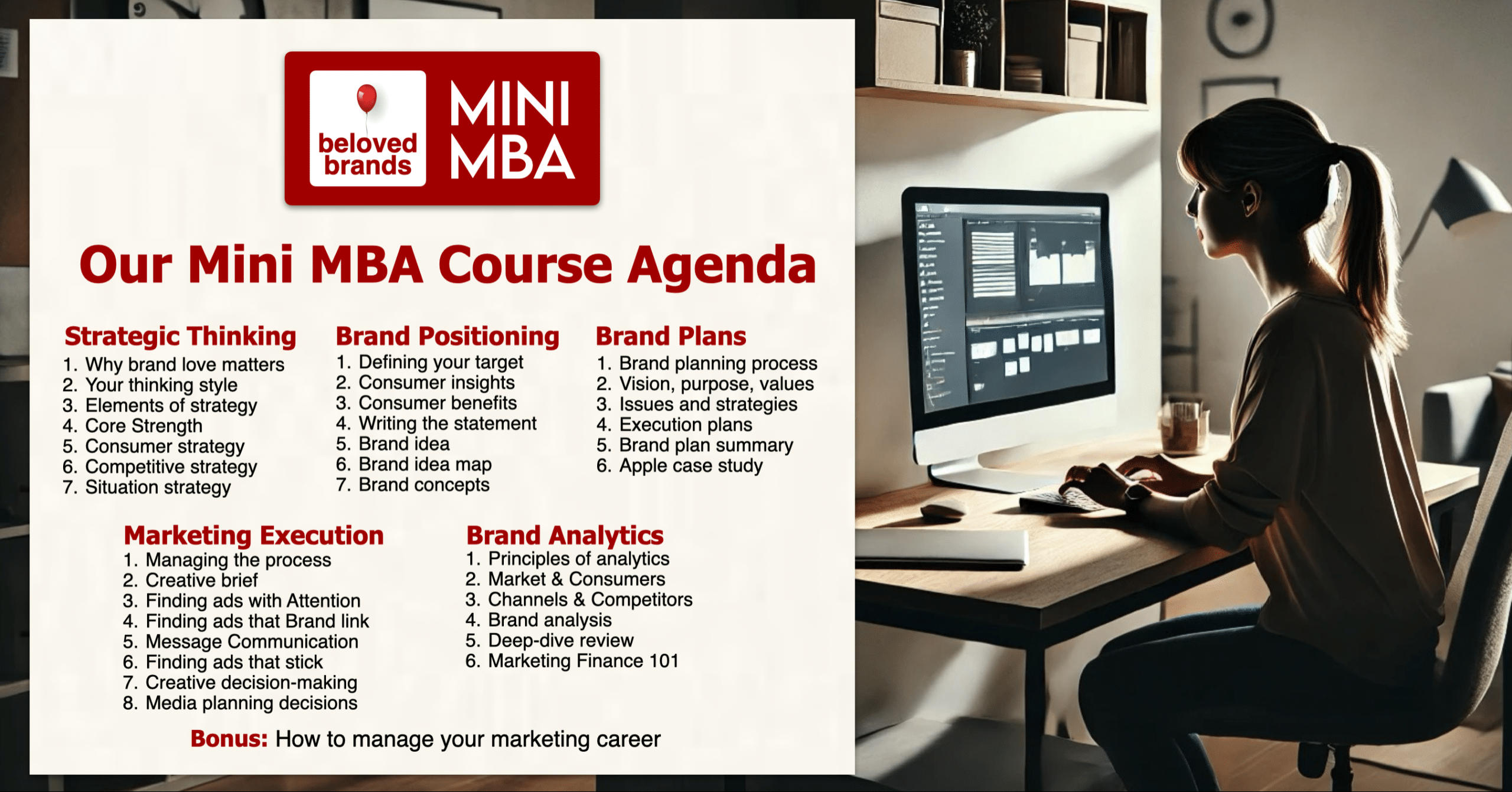 Beloved Brands Mini MBA - Agenda