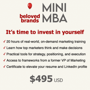 Beloved Brands Mini MBA - Pricing Square