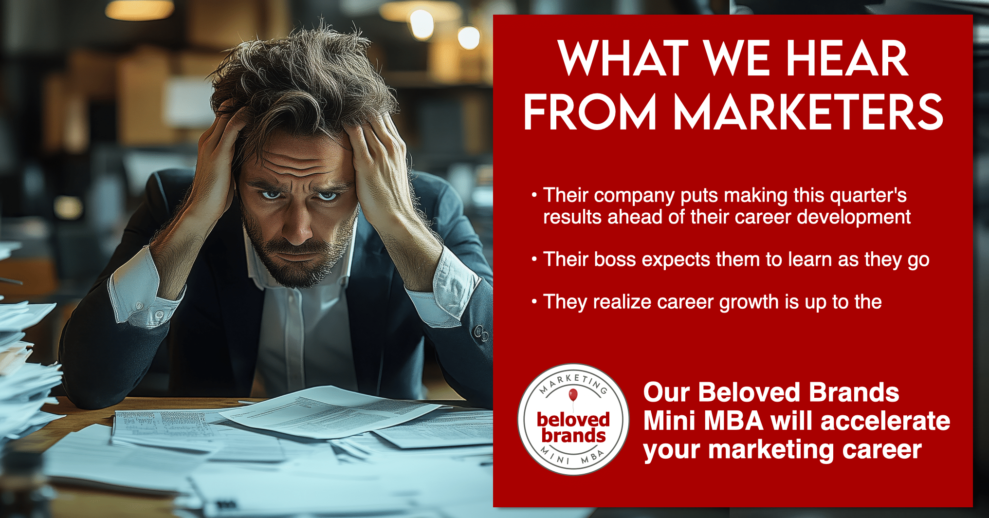 what we hear from marketers
